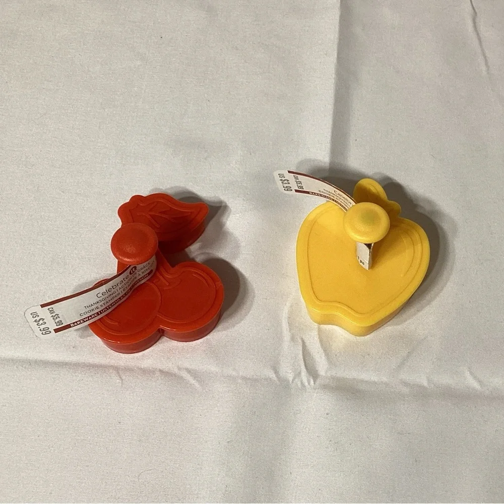 Celebrate It Set of Apple and Cherry Cookie Cutters